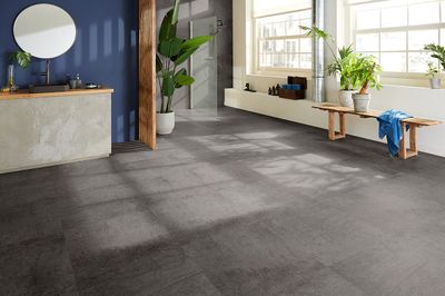 Vinyylilattia mFLOR Estrich Stone 59213 Anthracite 3,34m2