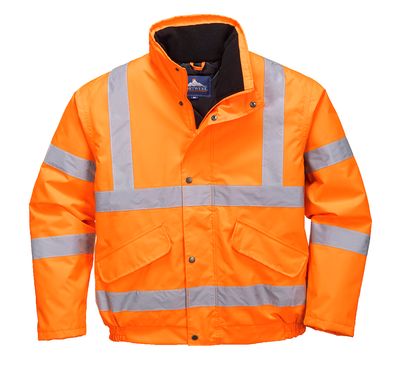 HiVis bombertakki vuorella lk3